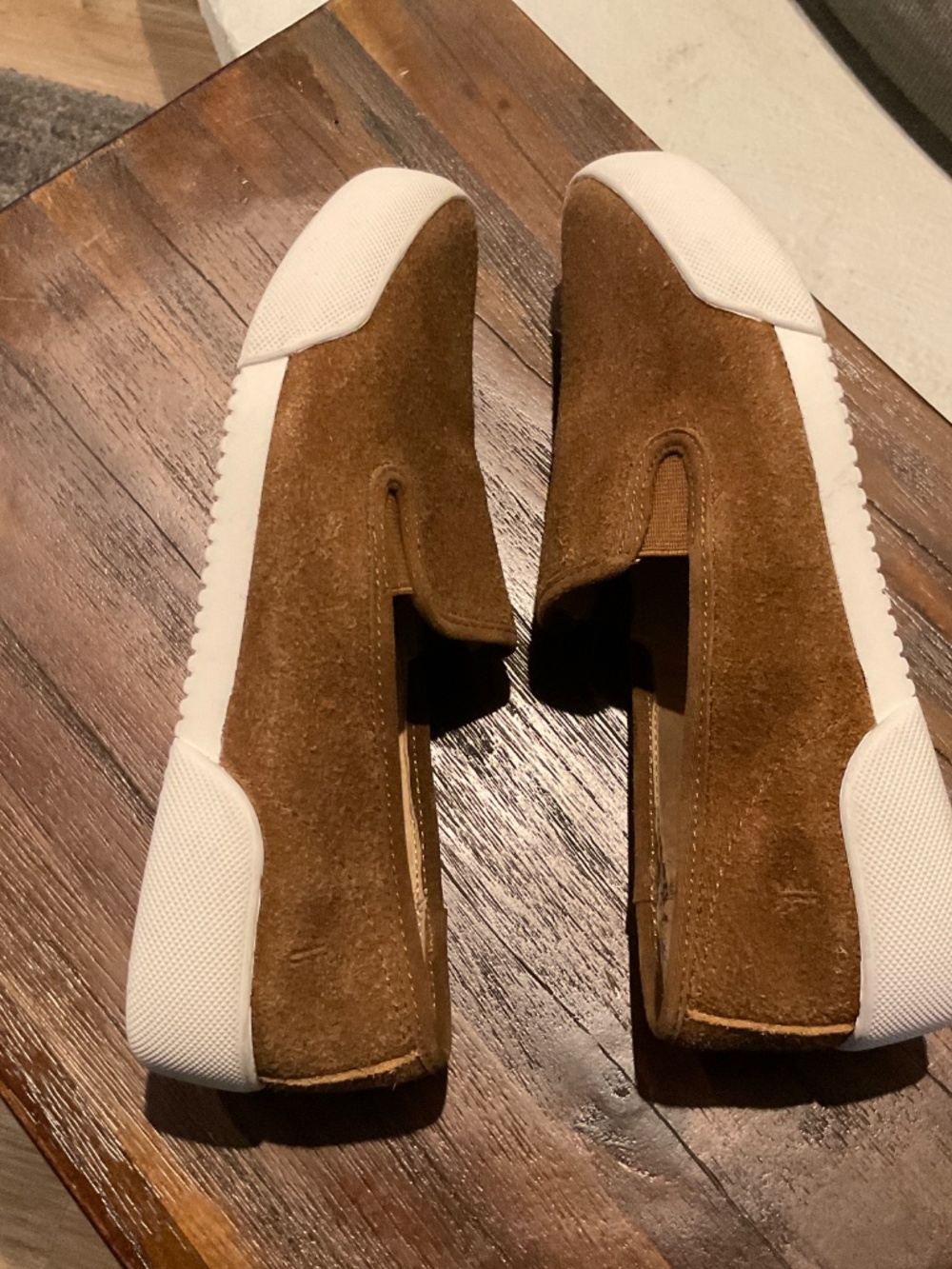 FRYE Coco Tan Mia Slip On Sneakers Size 7 - Picture 6 of 8